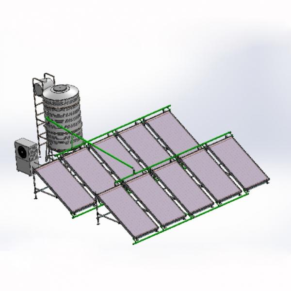 Máy nước nóng Tấm Phẳng Sơn Hà 3000L